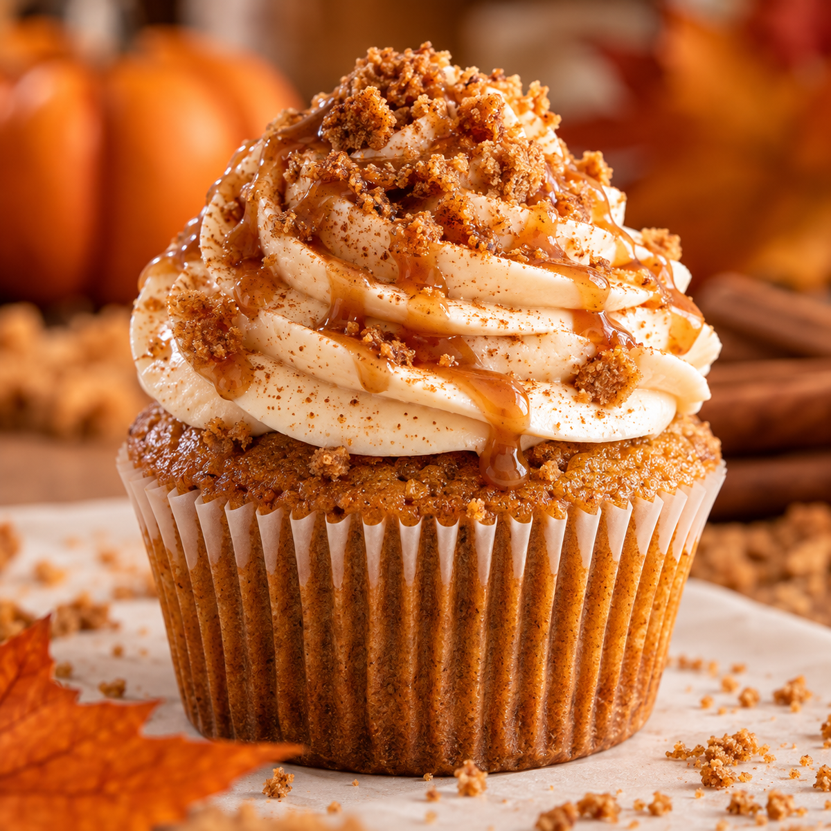 Pumpkin Spice Cupcake
