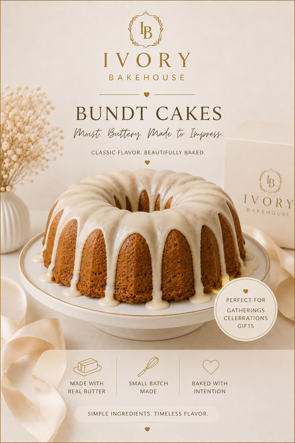 Ivory Bakehouse Pound Cake